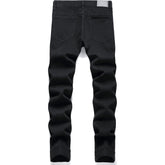 Men's Black Ripped Fit Jeans